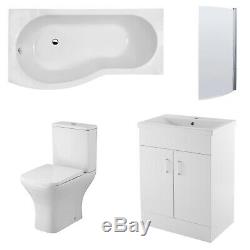 Premier Ava Complete Furniture Suite With 600mm Vanity Unit And B