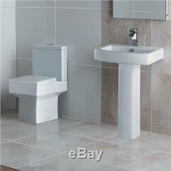 A modern bathroom suite complete with shower set for the L shape shower bath