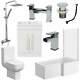 Affine AMELIESET5 Right Hand L Shaped Complete Bathroom Suite Package