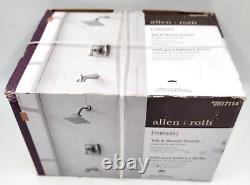 Allen + roth Chesler Brushed Nickel Single Function Square Bathtub/Shower Faucet