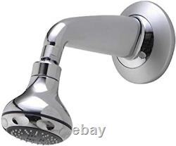 Aqualisa Hydramax Fixed Swivel Shower Head & Arm Complete Set Chrome 235047