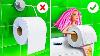 Awesome Bathroom Hacks You Need To Know Cool Tricks And Funny Situations By 123 Go Series