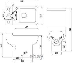 Bathroom Suite L Shaped Bath 1600 RH Screen WC Basin Vanity Unit Shower Taps Set