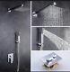 Chrome Pressure-Balanced Complete Shower System With Rough-In Valve Shower Kit
