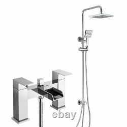 Complete 1700 Right Hand L Shape Bathroom Suite Furniture Pack Waterfall