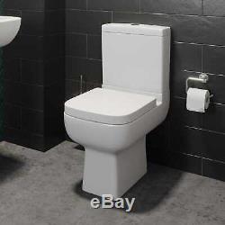Complete Bathroom Suite 1600mm LH L Shaped Bath WC Basin Vanity Unit Taps Shower