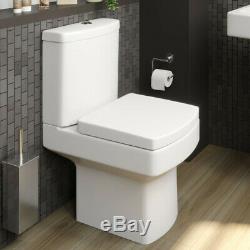 Complete Bathroom Suite L Shaped 1500mm RH Bath Basin Vanity Unit WC Shower Taps