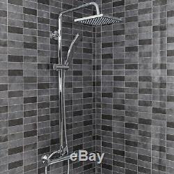 Complete Bathroom Suite L Shaped LH Bath Basin 600mm Vanity Unit WC Shower Taps