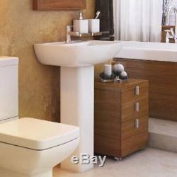 Complete Bathroom Suite L Shaped Shower Bath Screen Right Left + Toilet + Basin