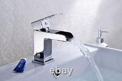 Complete Left Hand L Shape Shower Bath Suite Inc Vanity Unit, Screen & Taps