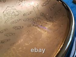 Complete SET Ceramic Countertop hand basin wash Oval shape Golden Hand Carved