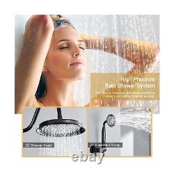 DASAN Oil Rubbed Bronze Rain Shower System Complete Antique Shower Faucet Set