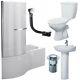 Duchy Hampstead Complete Bathroom Suite 1700mm x 900mm P-Shaped Shower Bath LH