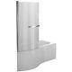 Duchy Hampstead Complete P-Shaped Shower Bath 1700mm x 703mm/750mm Left Handed