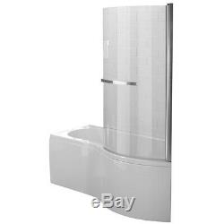 Duchy Hampstead Complete P-Shaped Shower Bath 1700mm x 703mm/750mm Right Handed