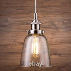 Fiorentino Large Glass Pendant Light Fixture Modern Farmhouse Bell Shaped Kitche