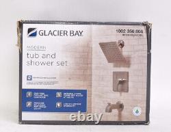Glacier Bay Modern Tub & Shower Set Brushed Nickel 1002 356 808 READ