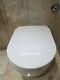 HARO Complete Bathroom Toilet Seat, Stainless Steel hindges, New Boxed D SHAPE