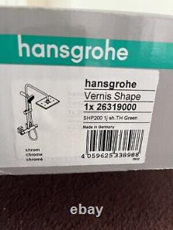 Hansgrohe Vernis Shape Thermostatic Mixer Shower Handset Head Valve Chrome 230