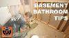 How To Install A Basement Bathroom Awesome Quick Tips By Home Repair Tutor