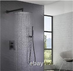 KES Shower System Shower Faucets Sets Complete Rain Shower Head, XB6230-BK-KES