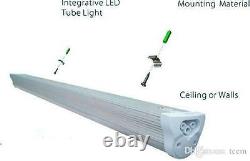 LED Integrated Tube Light T8 5ft/6ft, slim ceiling light complete with fitting
