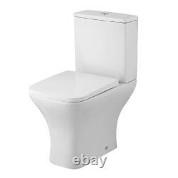 Nuie Ava Complete Furniture Suite Vanity Unit and B-Shaped Shower Bath 1700mm RH