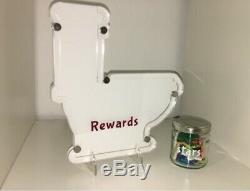 Personlised Reward Chart/Jar Toilet Shape. Comes Complete With Jar And Stars