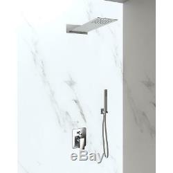 Shower Head Wall with Mixer Shower 2 Ways Complete Kit Shower Steel