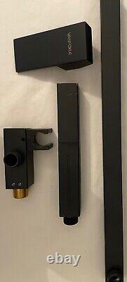 Shower faucets sets complete Matte Black Shower System 10 inches Rainfall Shower