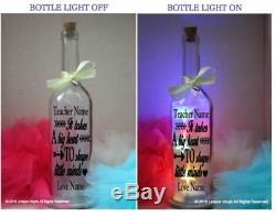 Star Bottle LED Light Up It takes a big heart to shape little minds, personalise