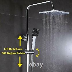 Thermostatic Bath Shower Water-saving, Scalding Protection, Mixer Valve Chrome